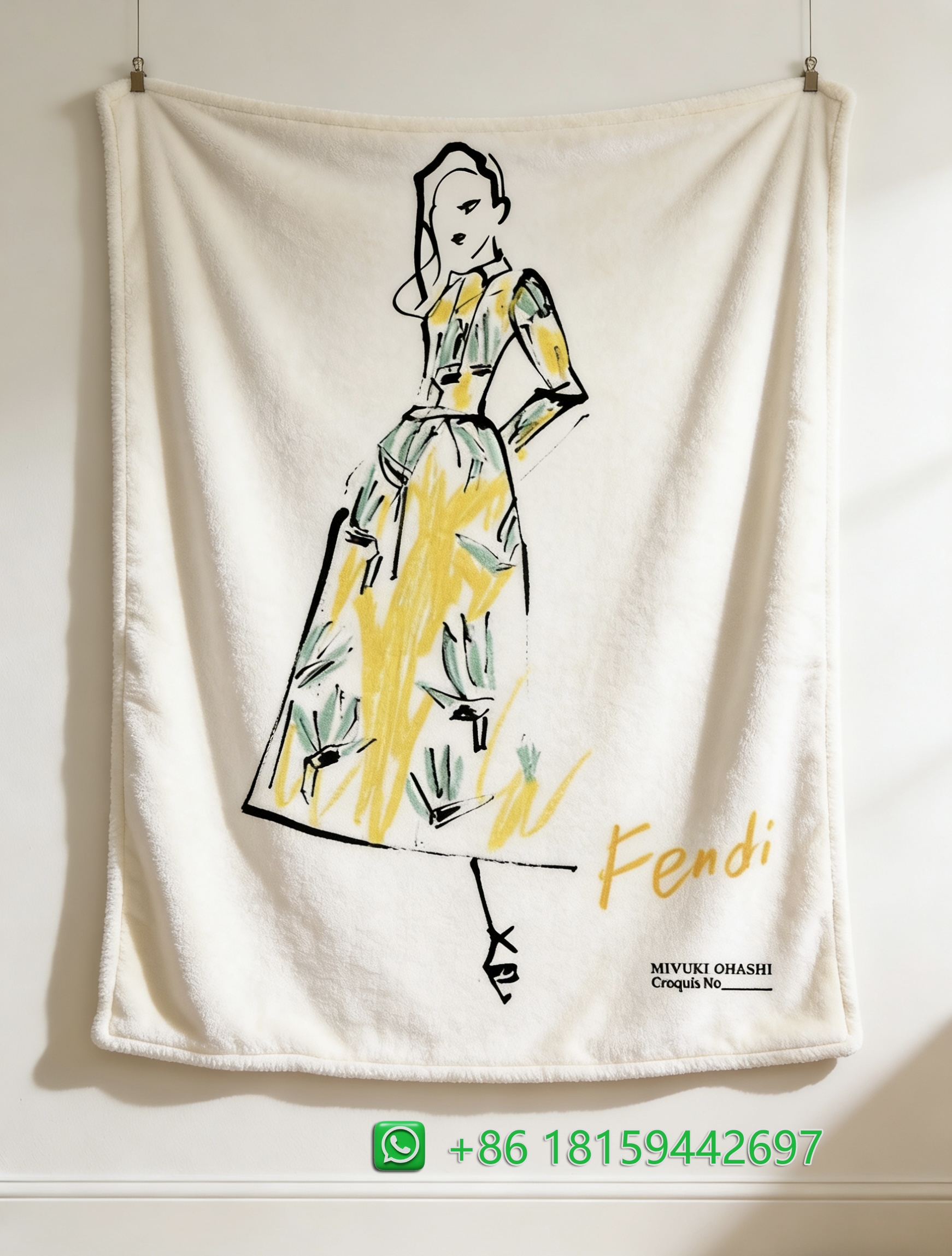 Fendi Throw Blankets